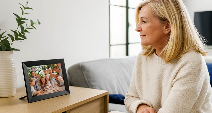 Digitale fotolijst voor ouderen uitgelegd