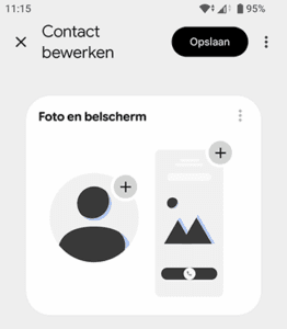 Je belscherm instellen Android telefoon